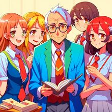 День учителя, anime